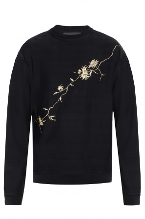 Embroidered sweatshirt, zdjęcie 1 Embroidered sweatshirt od Haider Ackermann